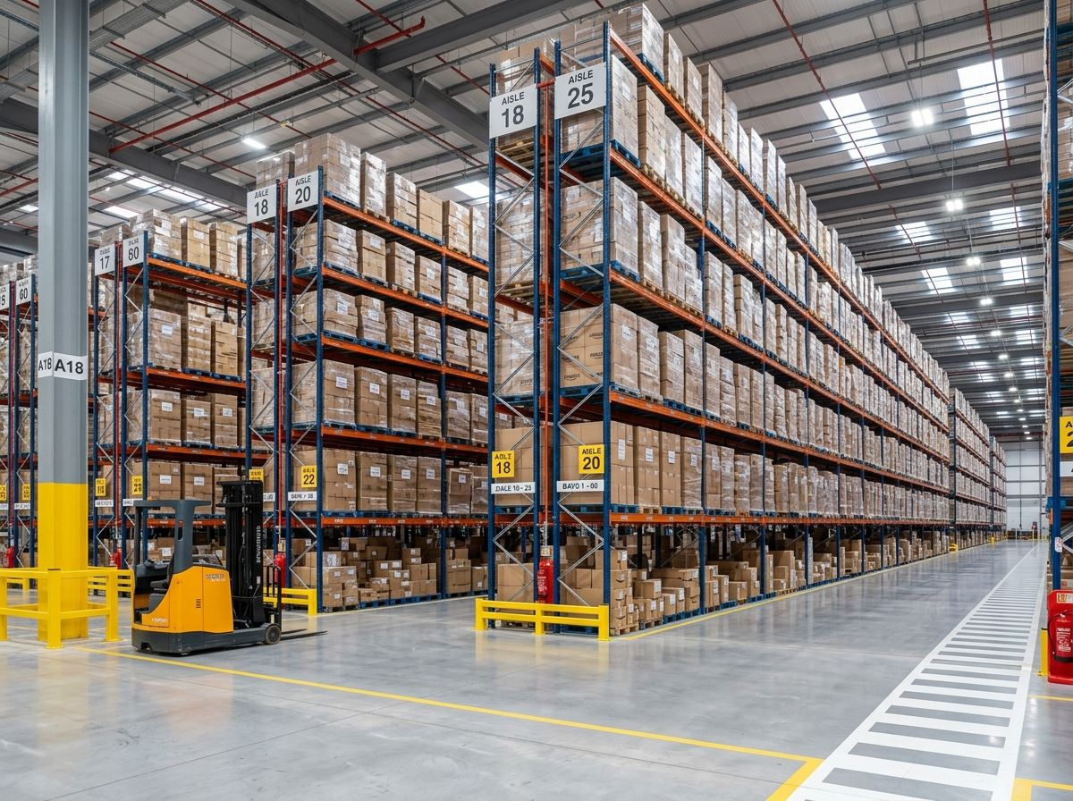 LOGDEX High-Capacity Pallet Racking Warehouse Interior