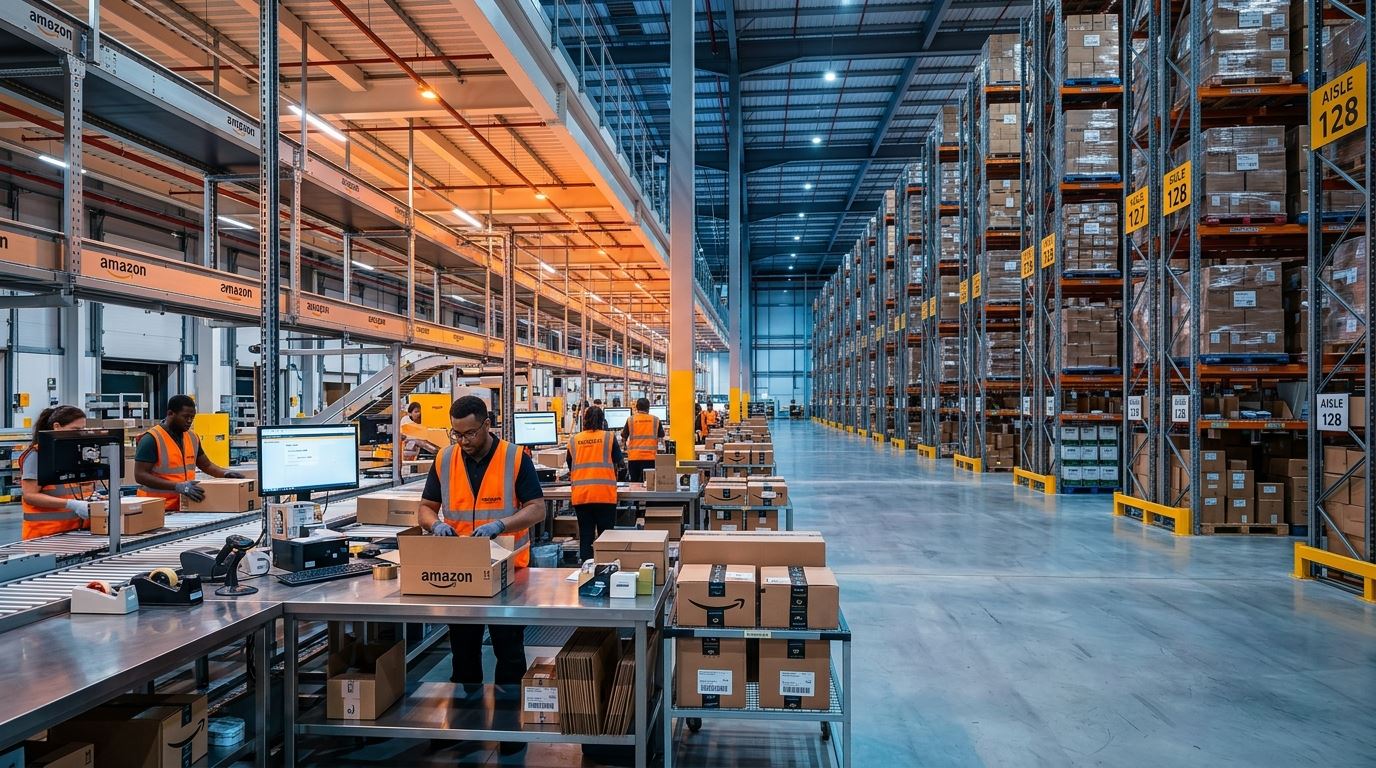 LOGDEX Modern UK Logistics Warehouse & Amazon FBA Prep Facility
